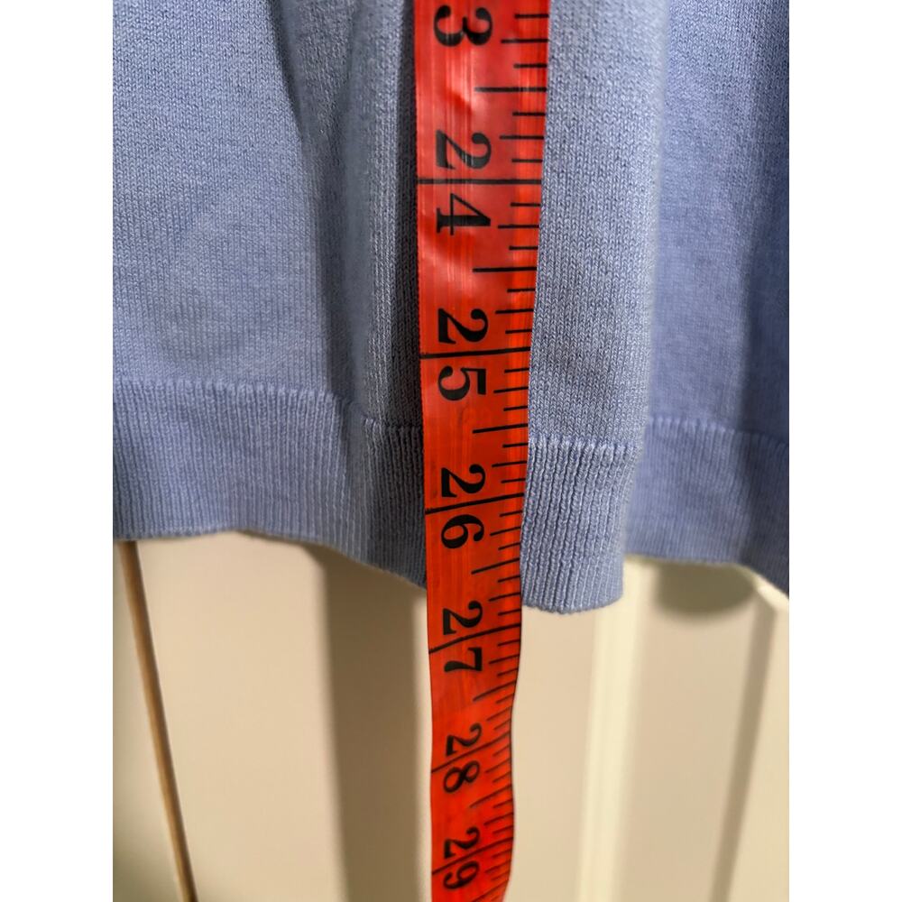 Talbots Plus Petite 1XP Light Blue Button Cardigan - Picture 5 of 7